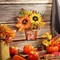 Hello Fall Sign Hello Fall Door Sign Wooden Farmhouse Home Sign with Fall Sunflower for Porch Farmhouse Thanksgiving Autumn Front Door Outdoor Home Decor